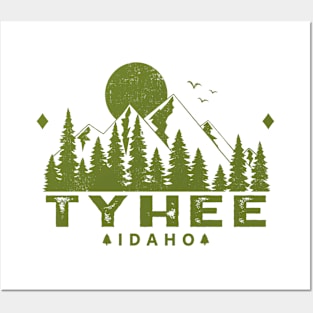 Tyhee Idaho Mountain Souvenir Posters and Art